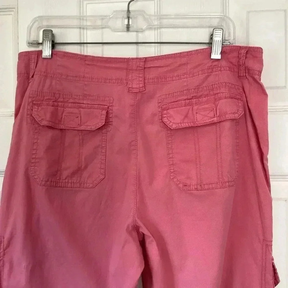 Khakis & Co. Women's Capri Khakis salmon pink Size 12 - Picture 5 of 8